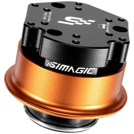 simagic Third Party Schnellwechselsystem Adapter (PC), Schwarz, Orange
