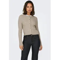 Only Strickjacke ONLKATIA LIFE LS BUTTON in Mocha Meringue