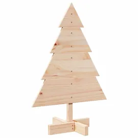vidaXL Weihnachtsbaum Holz zum Schmücken Mehrfarbig 70 cm