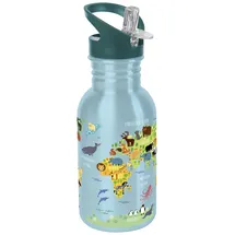 Geda Labels Trinkflasche Wo kommt ihr denn her Hellblau 0,5 l
