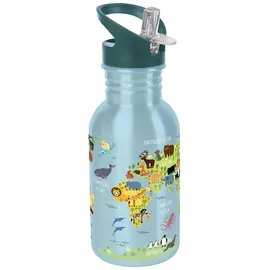 Geda Labels Trinkflasche Wo kommt ihr denn her Hellblau 0,5 l