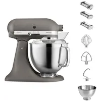 KitchenAid 4,8 L 5KSM185 Artisan Küchenmaschine Pastalover 3er Nudelwalzenset