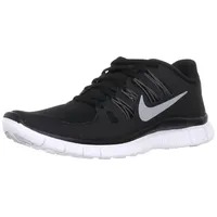 Nike Free 5.0+ 580591-002 Damen Laufschuhe Schwarz (Black/Metallic Silver-Dark Grey-White) 39 - 39 EU