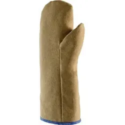Jutec Hitzehandschuhe L.30cm max.800Grad/kurzfristig PBI-Gewebe Fauster