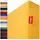 r-up Spannbettlaken Baumwolle-Elasthan 120 x 200 - 130 x 220 cm gelb