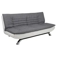 VCM Fanny Schlafsofa in hellgrau und weissen Design