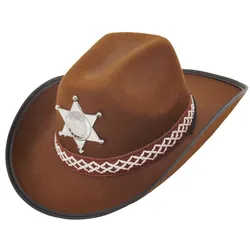 Cowboy Sheriff Hut für Kinder - OS
