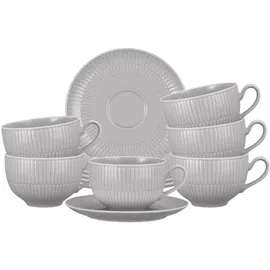 SELTMANN WEIDEN Amina Milchkaffeetasse 0,35 l Silbergrau 6 St.
