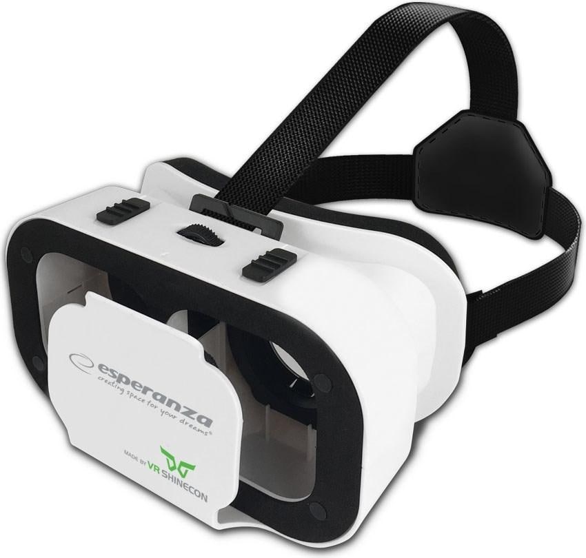 Esperanza Brille VR 3D Shinecon, VR + AR Zubehör, Weiss