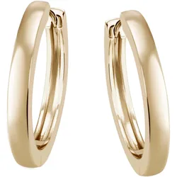 Paar Creolen FIRETTI "Schmuck Geschenk Silber 925 Ohrschmuck Ohrringe", gold (gelbgoldfarben), Ohrringe, Damen, Silber 925 (Sterlingsilber)