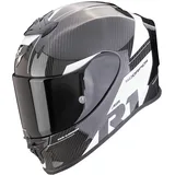 Scorpion EXO-R1 Evo Carbon Air Rally, Integralhelm - Schwarz/Weiß - XS