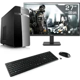CSL Desktop-PC M11330H 2023 27" Full HD Intel Core i5 12400 4,4 GHz 16 GB RAM 500 GB SSD Intel UHD Graphics 730 Win 11