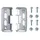 Sortimo Halter-Set Aluminium 2 Stück schwarz