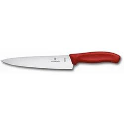 Victorinox SwissClassic Tranchiermesser Fleischmesser 19cm  Rot