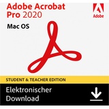Adobe Acrobat Pro 2020 | Mac | Studenten & Lehrer | Download & Produktschlüssel