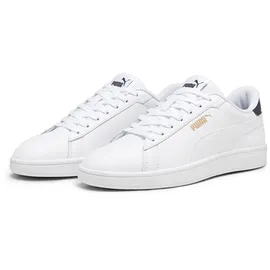 Puma Smash 3.0 Herren Weiß/Navy/Gold 40