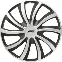 Formula 1 WC141 14 Zoll 4 Stück Schwarz/Silber