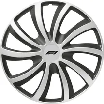 Formula 1 WC141 14 Zoll 4 Stück Schwarz/Silber