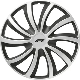 Formula 1 WC141 14 Zoll 4 Stück Schwarz/Silber