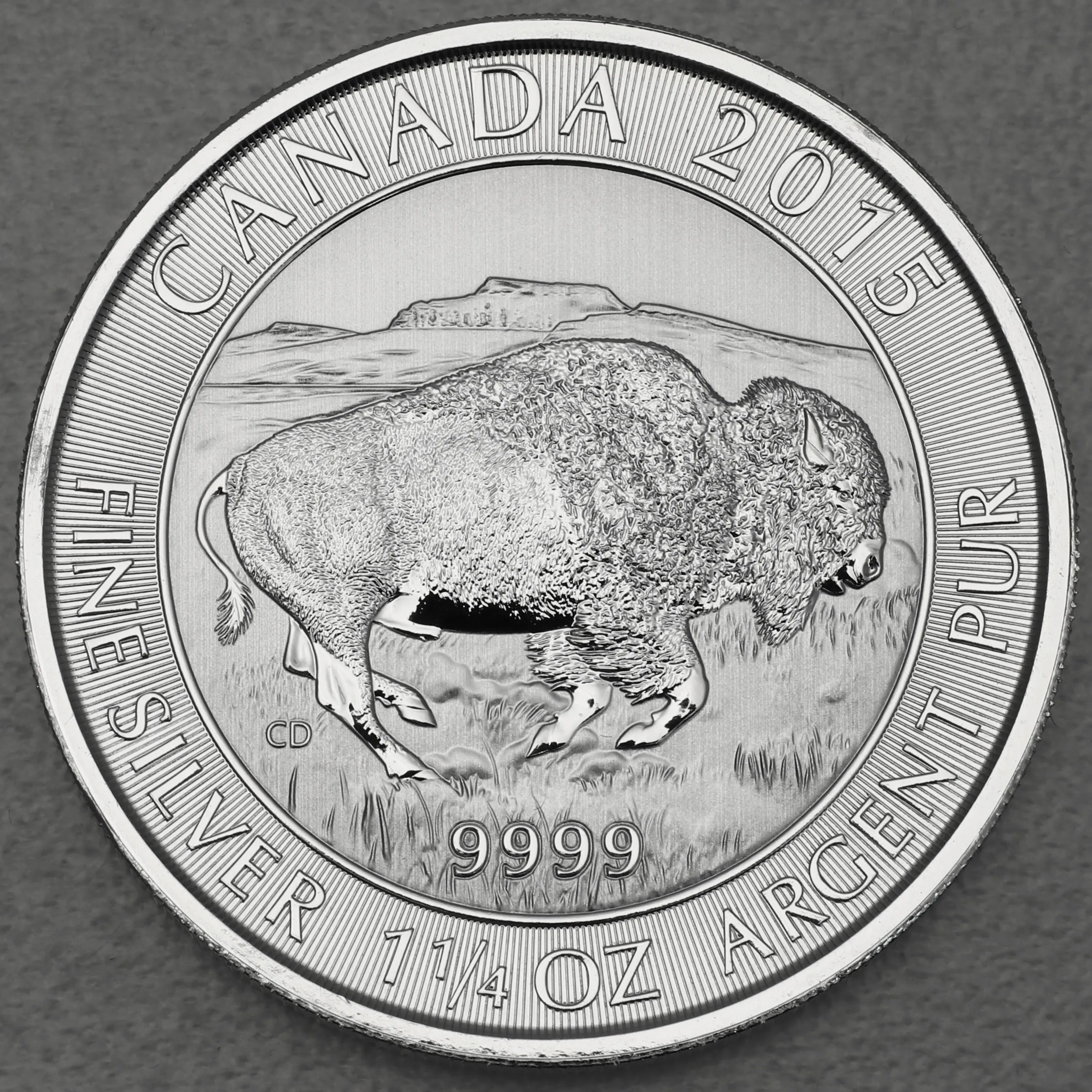 Silbermünze 1 1/4oz Kanadischer Bison 2015 (Kanada)