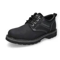 Dockers by Gerli Herren Low-Top Sneaker, Männer Schnürschuhe,wasserabweisend,Schnuerschuhe,Schnuerer,straßenschuhe,schwarz,41 EU - 41 EU