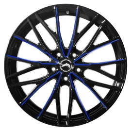 Barracuda Project 3.0 black gloss flashblue 8.5x19 ET40 5x108 73,1,