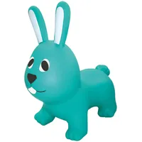 GERARDO'S Toys Jumpy Hüpftier Hase Meergrün - Hüpftiere ab 1 Jahr und ab 2 Jahre - Aufblasbare Tiere Spielzeug Draussen oder Drinnen für Kleinkinder ab 12 Monaten