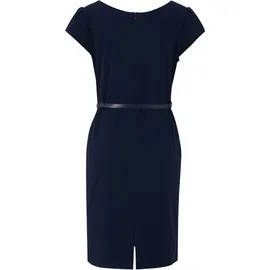 Betty & Co Etuikleid mit Gürtel Blau 34