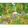 Papermoon Fototapete Kids Jungle Animals bunt Fototapeten Tapeten Bauen Renovieren