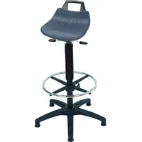 Lotz Stehhilfe PU-Integralschaum Sitz-H.610-860mm Ku.-Fußkreuz Fußr./Bodengl.LOTZ