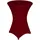 TexDeko 2er-Set Stretch Stehtischhusse für Bistrotisch Ø 60-65 cm Bordeaux | strapazierfähig verstärkte Fußtaschen bügelfrei waschbar