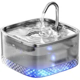 Katzen-Wasserbrunnen, 2L Haustier Trinkbrunnen Für Katzen Und Hunde, Super Leise