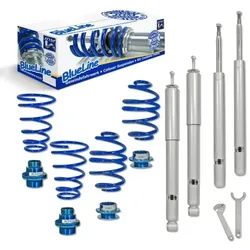 BlueLine Gewindefahrwerk passend für BMW 3er (E30) 316, 316i, 318i, 320i, 323i, 325i und 324D/TD Baujahr 11.1982-1.1991