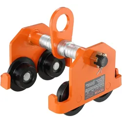 VEVOR Push Beam Trolley Manual Trolley 4400 lbs/2 Ton Load 2.5