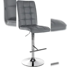 CLP Barhocker Peking Kunstleder I Tresenhocker Höhenverstellbar Mit Fußstütze Und Rückenlehne