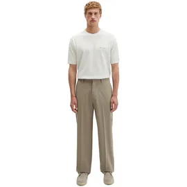 Marc O'Polo Weite Hose mit Woll-Anteil Modell MOSSBO, DFB' - Marc O'Polo × DFB Travel Collection, Taupe, 34/32