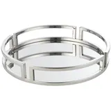 EGLO 427019 - Dekoratives Tablett Savant, d 38 cm - Chrom glänzend