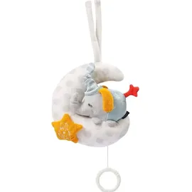 Fehn Music Box Good Night kontrastierendes Hängespielzeug mit Melodie Elephant on the Moon 1 St.
