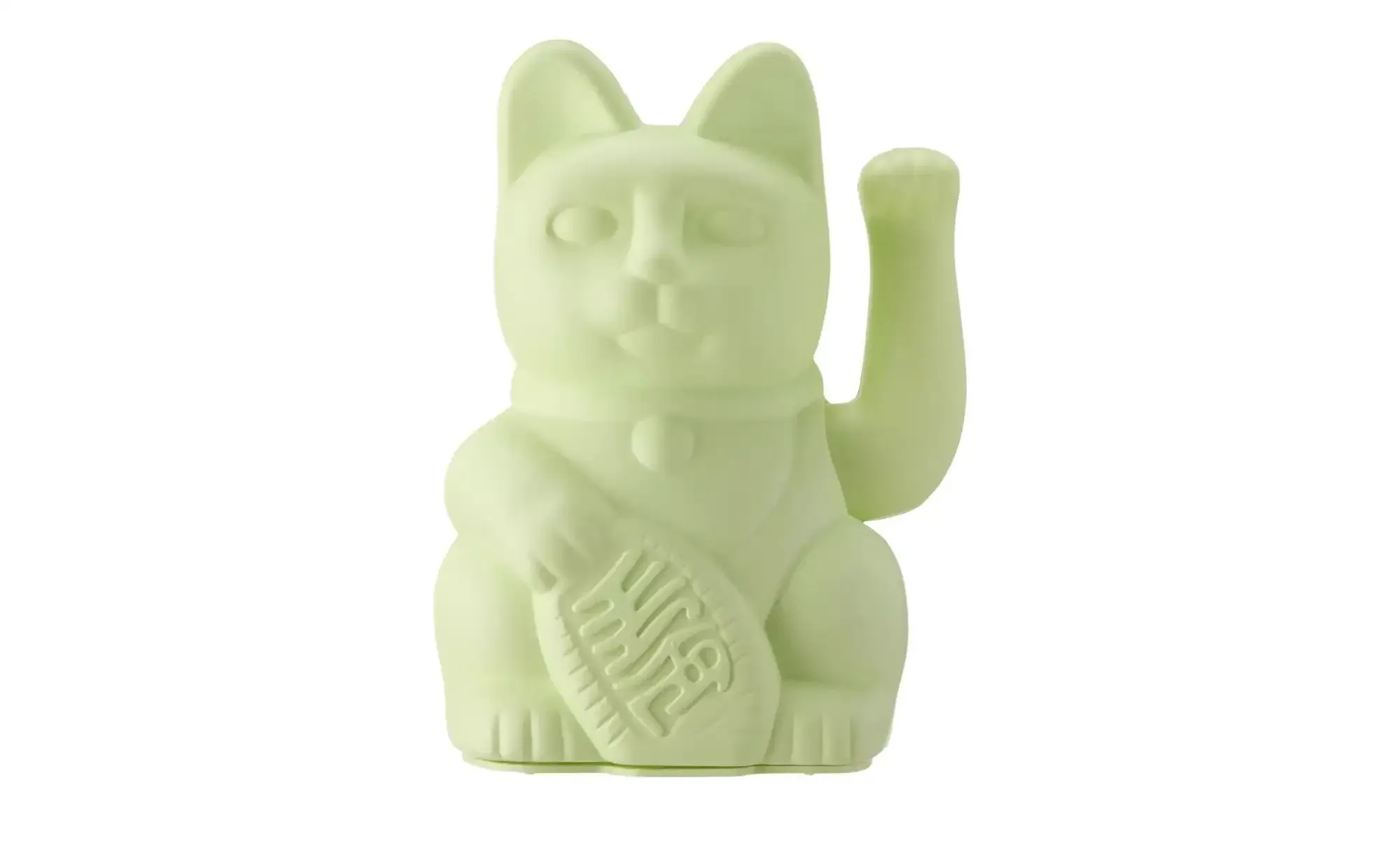 DONKEY Winkekatze   ¦ grün ¦ Kunststoff ¦ Maße (cm): B: 8,5 H: 15