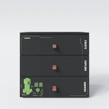 Phoenix Minecraft Kommode 80 x 77 x 39,5 cm Schwarz