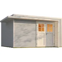 Weka Design Gartenhaus Pure Garden Amberley mit Massivholz-Doppeltür -