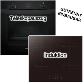 Siemens PKM Induktionskochfeld + Backofen Set