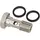 Riegler Hohlschraube, einfach, G 1/8, Messing vernickelt