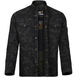 Bores Militaryjack Jacken-Hemd camouflage schwarz L