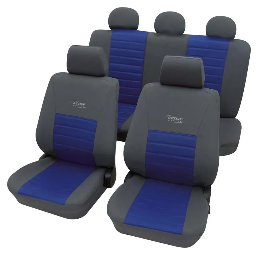 PETEX Sitzschonbezug Sitzbezüge Polyester blau 22374805