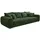 luma-home schönes für dein zuhause luma-home Big-Sofa, Grün Textil, 4-Sitzer, einzeln stellbar,Rechteckig, 306x86x134 cm Wohnzimmer, Sofas / Couches, Sofas, Bigsofas