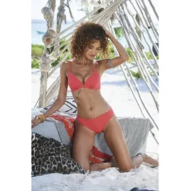LASCANA Bikini-Hose Scallop Rot 32