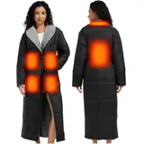 CYCYHEAT Heizdecke mit Ärmeln 20000mAh Akku Kabellos für Herren & Damen – Verbesserte Heiztechnologie für Zuhause