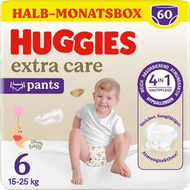 Huggies Extra Care Pants Disney-Design Größe 6, 60 Windelhöschen (2x30)