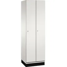 C+P Umkleidespind 4510020S10019 Sockel 2Abteile B600mm lgr/lgr